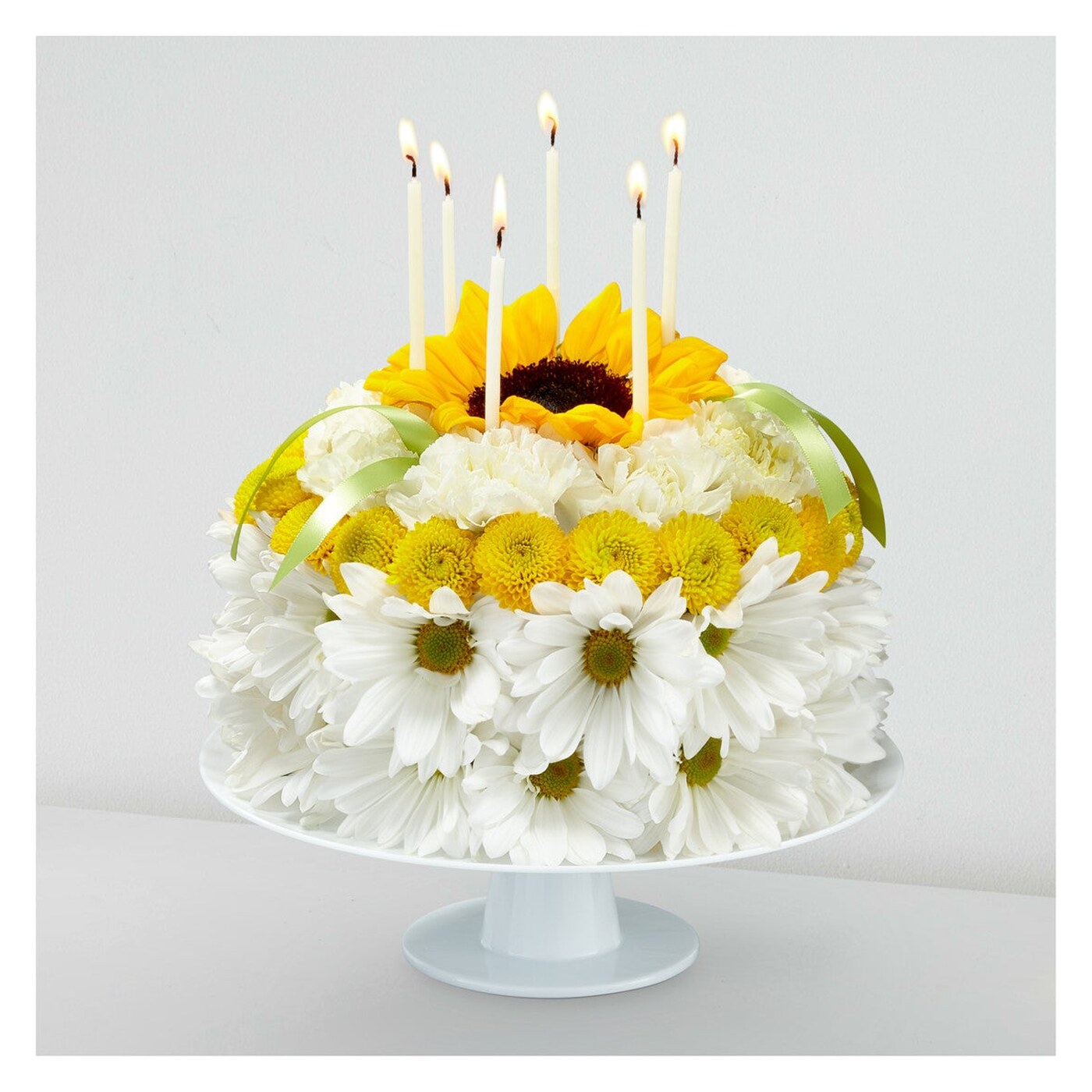 Birthday Smiles Floral Cake