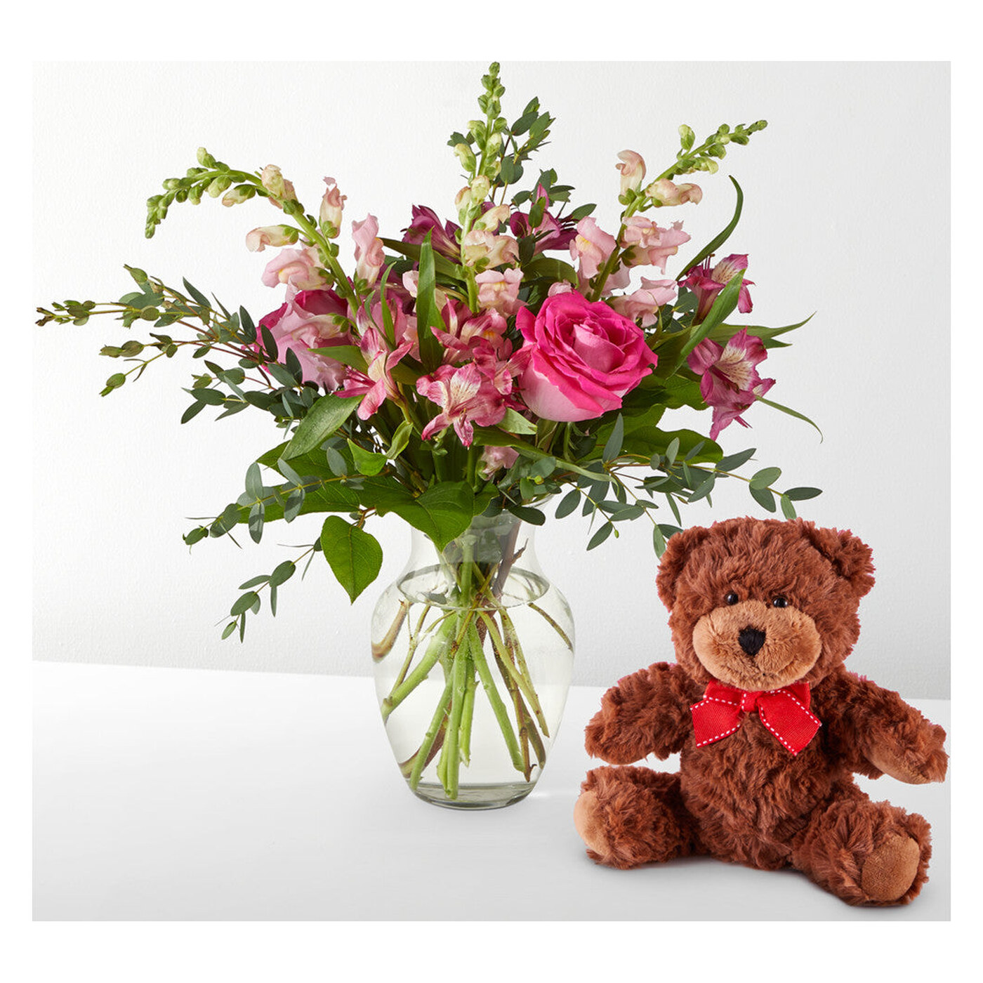 Happily Ever After Bouquet & Bear Set