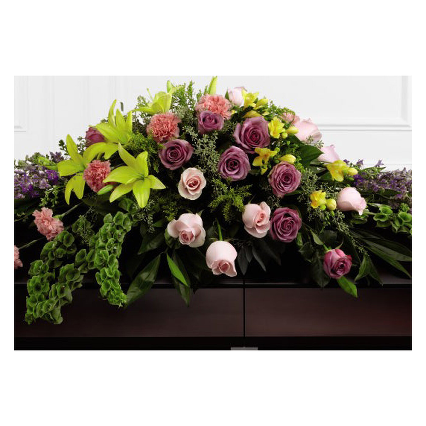 Forever Beloved Casket Spray arrangement option 3