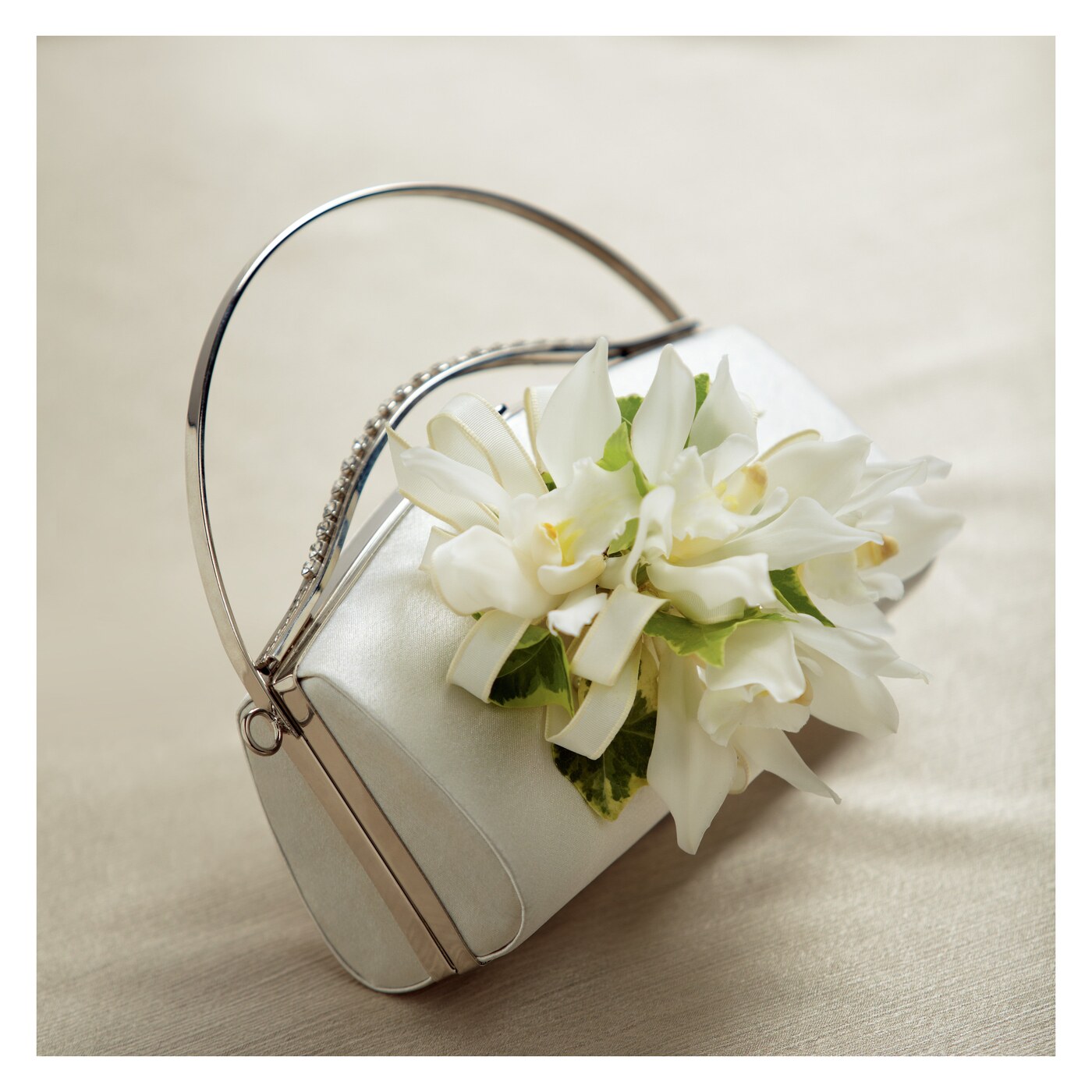 White Purse Decor