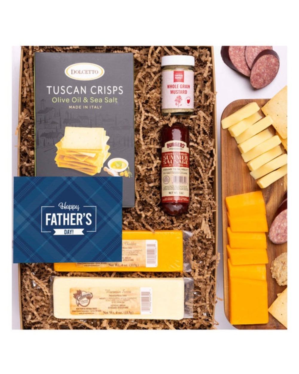 Happy Father's Day Cheese & Meat Gift Box