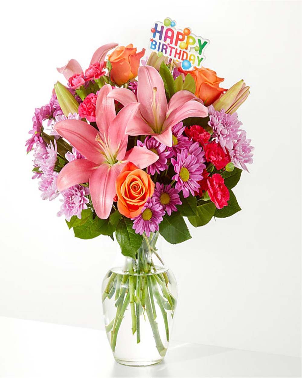 One and Only Bouquet & Happy Birthday Topper - Deluxe