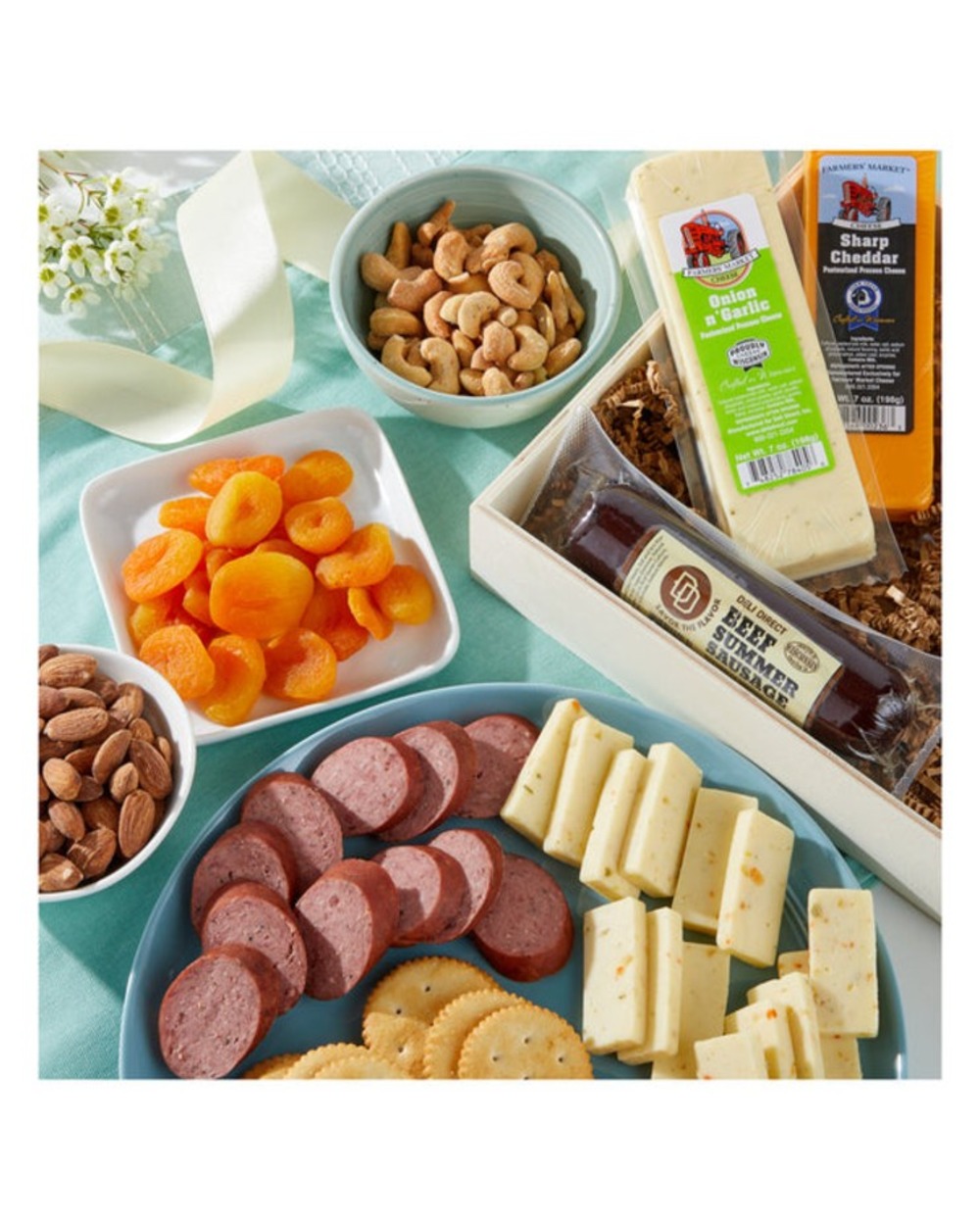 Savory Charcuterie Grazing Board Gift - Deluxe